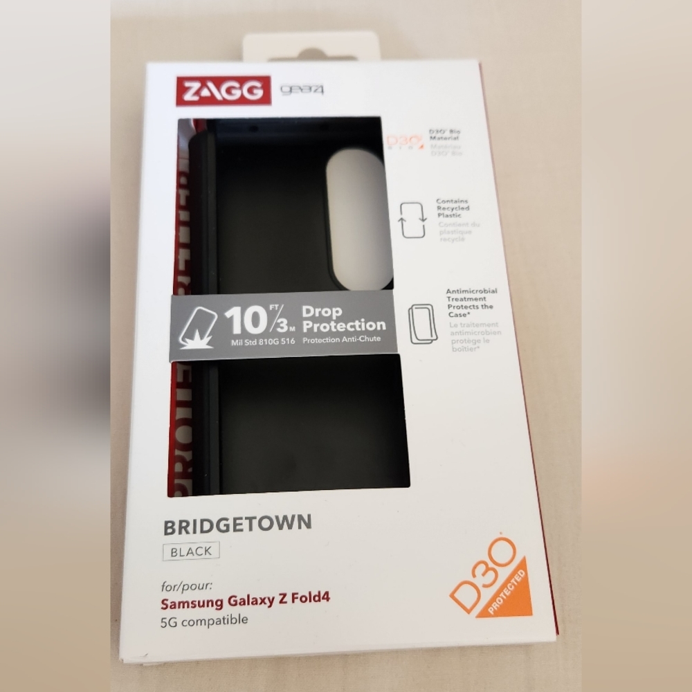 ZAGG Bridgetown Samsung Galaxy Fold 4 case - Black
